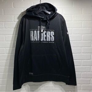 NEW - Las Vegas Raiders New Era Hard Hash Combine Hoodie - Black/Gray - XXL